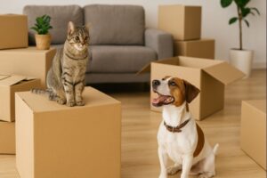 Moving House with Pets in Melbourne: Stress-Free Guide for Dogs & Cats